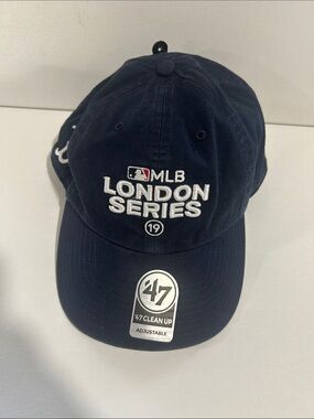 47 Navy London Series Embroidered Baseball Cap
